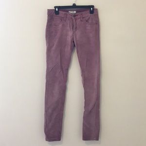 light purple corduroy pants